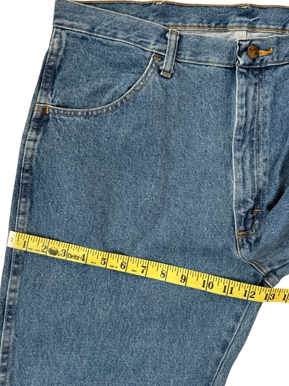 NWT Rustler by Wrangler Regular Fit Straight Leg Jeans Men’s 36x32 100% Cotton